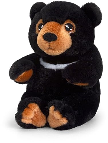 Deluxe Paws Plush Cuddly Soft Eco Toys 100% Recycled (Black Bear)