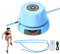 RUNOLIG Jump Rope, Automatic Skipping Machine 10 Gears, Electric Jump Workout for Kids & Adults, Intelligent Counting Rope Remote Control, Blue