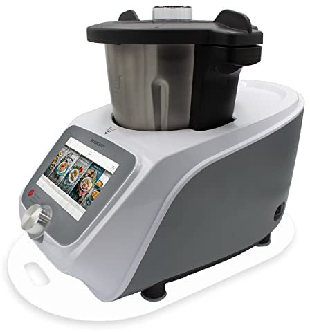 Gleitbrett aus Acryl für Monsieur Cuisine Smart | Connect und weitere Küchengeräte | transparent | 45x27cm | hochwertige Teflongleiter für müheloses Verschieben sowie Gummifüße für festen Stand