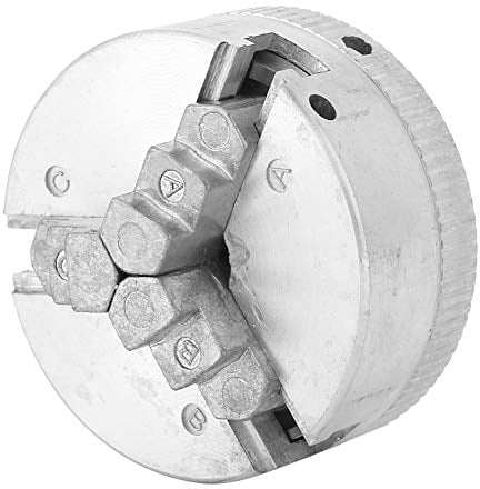 1 Mandril de Torno de Madera de 8Tpi, Mandril de Mini Torno de 3 Mordazas, Mandril de Torno M14, Herramientas de Mini Torno Z011 Accesorio de Abrazadera de Mandril de 3 Mordazas