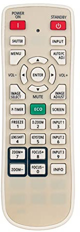ALLIMITY N2QAYA000039 Replace Remote Control fit for Panasonic N2QAYA000039 Projectors PT-EW530U PT-EW630U PT-EX500U PT-EX600U PT-EZ570U