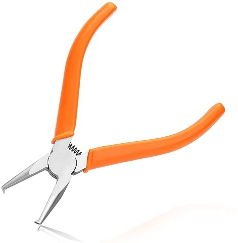 LEONTOOL Engineer Tip Cutter with 90 Degree Ultra-Sharp Blade, Transverse End Cutter with 4mm Flush Jaw Long Nose End Cutting Plier Nipper End Cutter for Precision Plastic Model, SMT/SMD Chips
