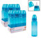 Pack of 12 Blue Baby Feeding Bottles 250ml with Silicone Teat 9oz Measuring Gauge BPA Free