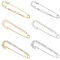 KHDULQ 6 Pièces Broche Femme, Perle Artificielle Epingle, éPingle à Nourrice, Strass Artificiels Broche Vetement, Broche Fixe Anti Exposition, pour Femmes Filles VêTements DéCoration(A)
