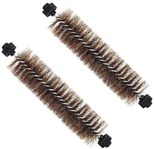 DALIPER 2 Packs Carpet Sweeper Replacement Horsehair Brush, Refill for Non Electric Rug Roller