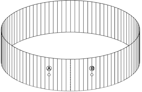 Bestway® Ersatzteil Stahlwandrahmen (Granitgrau) für Hydrium Splasher Pool Ø 460 x 90 cm, rund