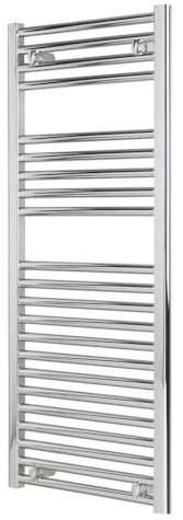 Bray Electric Heated Towel Rail/Warmer/Bathroom Radiator, Prefilled, Chrome, 1000 x 500