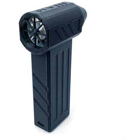 HEIBTENY Violent Turbo Fan, 13 Fan Blades, Turbo Fan, Hurricane Pocket Jet Fan, 110,000 rpm, Brushless Motor Industrial Fans, Type C Rechargeable