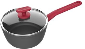 GoodCook ProEase Antihaft-Soßentopf mit Deckel, 2,5 Quart, Schwarz