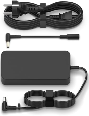 Hafiuege 180W 19.5V 9.23A Laptop Netzteil Ladekabel für TUF Gaming F15 F17 FX505 FX516 F705 A15 A17 FA506 FA566 TUF505 TUF516 TUF705 FA706II FX505D FX506L FX506H FX705D Ladegerät (6.0 * 3.7mm)