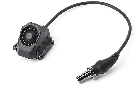 SBGJMY SF Plug Lampe de poche tactique Interrupteur à distance de pression Portable M300 M600 Scoutlight Torch Switch (Noir)