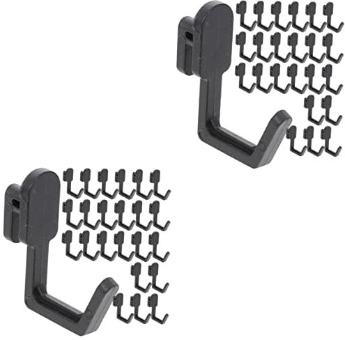 CLISPEED Werkzeugwand Haken 48 Stück Stecktafel Haken Steckhaken Kunststoff Stecktafel Haken Stecktafel Haken in j Form Bastelraum Organizer Und Aufbewahrung Robuste Stecktafel Haken Stecktafel