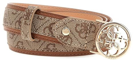 GUESS Kerima Adjustable Pant Belt H30 W85 Latte Logo - kürzbar