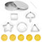 Bluelves Juego de 7 cortadores de galletas coreanas de Dalgona, juego de 7 cortadores de galletas, galletas de azúcar coreanas, cortadores de galletas para galletas de azúcar, coreano de calamar