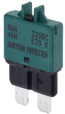 GLEAVI 6a Disjoncteur Automatif à Réinitialisation Manuelle Pour Voitures Et Bateaux Fiable Des Circuits Électriques