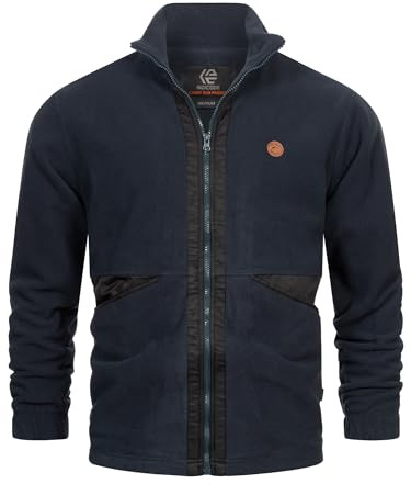 Indicode Herren INFenado Übergangsjacke mit Stehkragen und Reißverschluss | Moderne Herrenjacke mit hohem Kragen für Alltag und Freizeit, Outdoorjacke, Funktionsjacke, Übergangsjacke für Männer