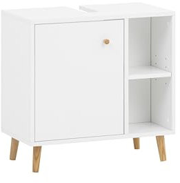 Schildmeyer Bjarne Waschbeckenunterschrank 158499, weiß matt, 60,2 x 33 x 59,3 cm