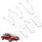 Clips de Resorte de Retención de Bombilla, Clip Bombilla H7, Bombilla H7, Bombilla H4, Bombilla H1, Bombilla Coche h7, Juego de 6 Piezas, Acero Faros Delanteros, Reemplazo Fácil para H1/H3/H4/H7