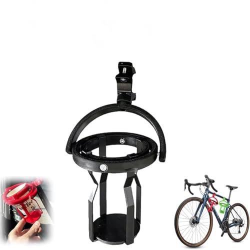 Gyroscopic Cup Holder, Gyroscopic Anti-Spill Cup Holder for Trucks, Tractors, Boats, Bikes & Scooters - Adjustable 60° Mounting, Universal Fit Coffee Cups & Cans, Durable 3D Printed Material