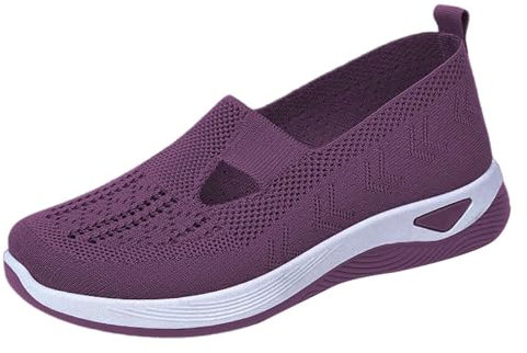 Zapatillas Deportivas Mujer,Zapatillas Trail Running Mujer,Zapatos Verano,Zapatos Comodos Vestir,Malla Sandalias Sin Cordones Manos Antideslizantes para Caminar