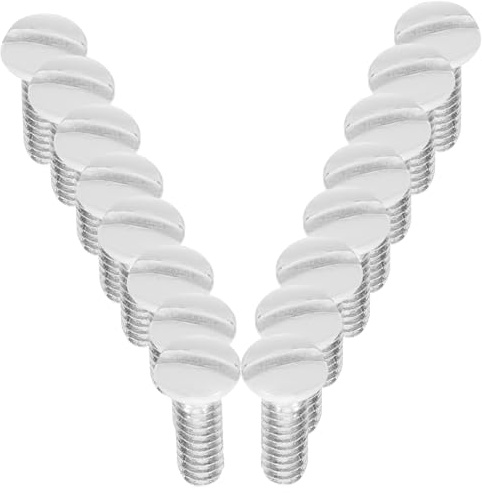 Mikinona 100pièces Vis Pour Plaque Murale Vis à Tête Plate Pour Cache-prises Luminaires Et Panneaux Électriques