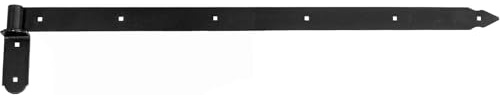 TOP TOOLS Türband mit Kloben, 1500 x 60 x 6 mm, 20 mm Dornstärke, Schwarz Lackiert
