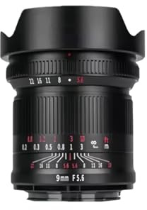 Lens, Objectif Ultra Grand-Angle 9 mm F5.6 à focale Fixe for appareils Photo Reflex numériques Plein Format et Hybrides, Compatible avec Sony E, Leica L, Canon RF et Nikon Z.,for Camera(for Z)