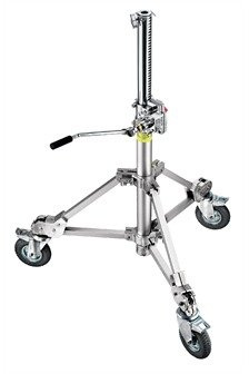 Manfrotto B7018 Beleuchtungsständer & -sockel für besondere Effekte und Effekte Silber Metall - Halterungen und Unterlagen für Licht und besondere Effekte (Silber, Metall, 30,7 kg)