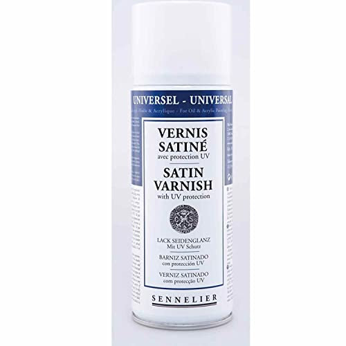 Sennelier Vernice Satinata Spray Anti-UV 400 ml
