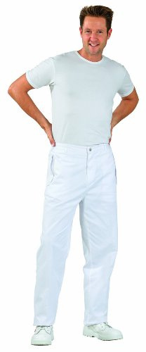 Planam 5330050 Food Herren Bundhose, Reinweiß, Größe 50