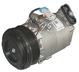 DELPHI A/C Kompressor für Klimaanlage Klimakompressor mit ID: 6CVC13 PAG 46 mit 105mm Riemenscheibe Kompatibel mit OPEL Astra G CC T98 24464152 6854013 6854046 TSP0155439