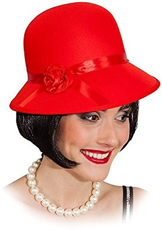 Fasching Damenhut 20er Jahre schwarz