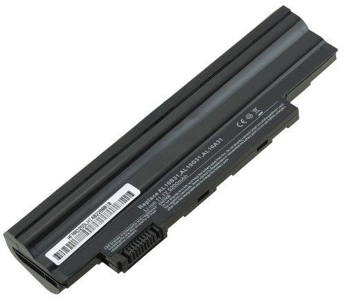 AT Batteria Potenziata 5200mAh 11,1V per Portatile Acer Aspire One AOD257, D257, D257E