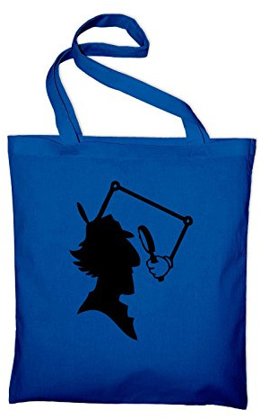 STYLETEX23 Inspector Gadget Fun Jutebeutel Baumwolltasche, royalblue
