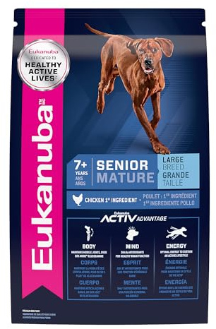 Eukanuba Large Breed Senior Dry Dog Food, 33 lb Bag