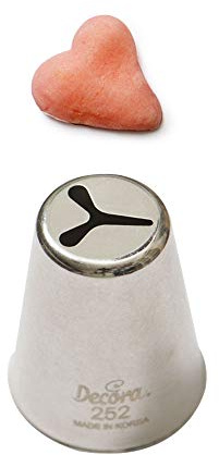 Decora Nozzle Blister Düse 252, Edelstahl, Silber, 9 x 6 x 4.5 cm