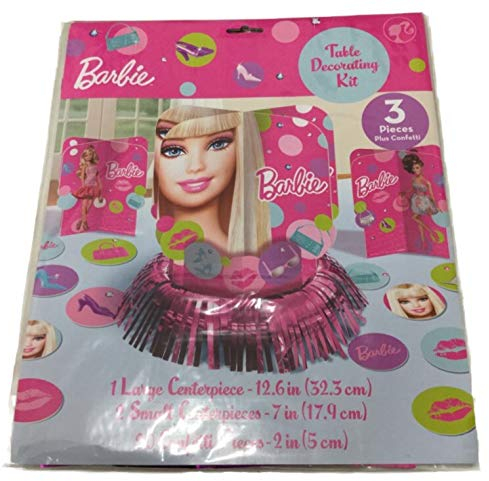Amscan Barbie Tous Dolld Up Table Kit D-coration