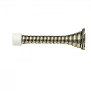 Box of 10-3-1/8 Satin Nickel HEAVY DUTY- Spring Door Stops