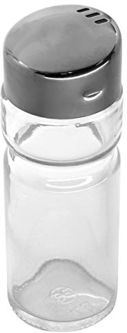 FACKELMANN Salero cocina - Salero y azucarero - Salero cocina con tapa - salero y azucarero cocina - salero y pimentero - salero con tapa - 40 ml - 3x3x9 cm - 1 ud