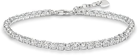 Thomas Sabo Damen Armband Tennis-Armband 925 Sterling Silber A1484-051-14