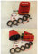 FILTRO ARIA CARBURATORE scooter moto minimoto TNT 28-35-42-45-49-55 ROSSO