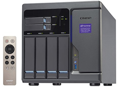 QNAP TVS-682-i3-8G Desktop NAS Gehäuse mit 8 GB DDR4 RAM, Powerful 6-Bay Storage Server