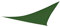 Aktive Garden 53911 - Toldo Vela Triangular Verde Oscuro 500 x 500 x 500 cm