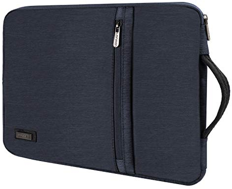 LONMEN 13-13.3 Inch Water Resistant Laptop Sleeve Bag Case with Handle for 13 MacBook Air 2014-2017/13.3 ThinkPad L390 Yoga / 13.9 Lenovo Yoga C930 GLASS / 14 HP EliteBook 1040 G5, Blue