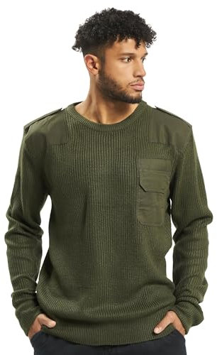 Brandit BW Pullover, Uomo, olive, S46-48