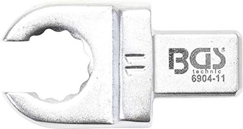 BGS 6904-11 | Push Fit Ring Spanner | open Type | 11 mm | Square Size 9 x 12 mm