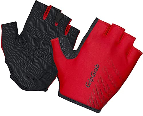 GripGrab Ride Fingerlose Fahrradhandschuhe - Gepolstert, Kurzfinger, Sommer | Für budgetbewusste Radlerinnen und Radler - leichtes Design ohne Klettverschluss, rutschfeste Handfläche mit dünnem Polster