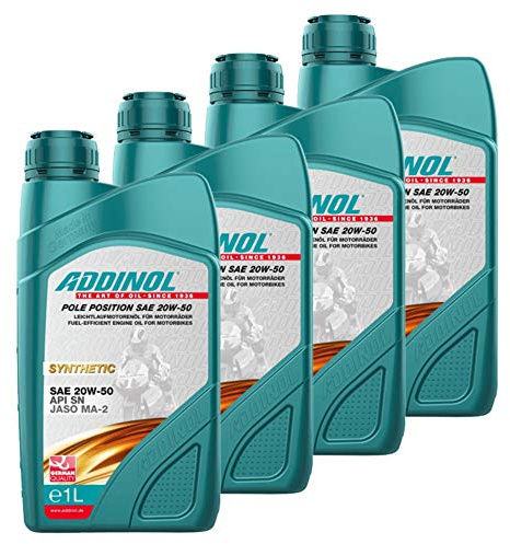 Addinol 4X Motoröl Motorenöl Motor Motoren Motor Oil Engine Oil Pole Position SAE 20W-50 1L Motorrad