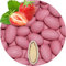 EinsSein 1 kg d'amandes au chocolat fraise rose mat | dragées baptême, communion, fête, party, candybar | cadeaux pour invités de mariage | bonbons aux amandes | Badem sekeri