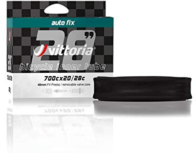 Vittoria Unisex's Auto-Fix-Schlauch, Schwarz, 29 x 2,5 cm